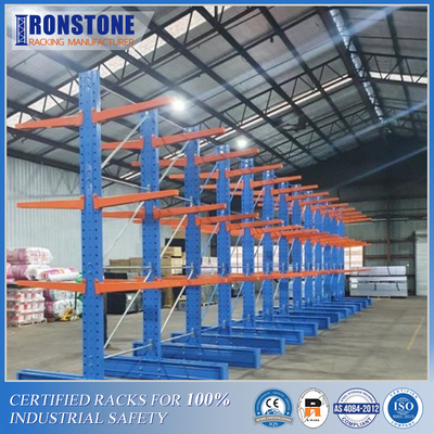 Qualidade  Industrial Customized Anti-Rust Cantilever Racking System For Storing  Bulky Materials fábrica