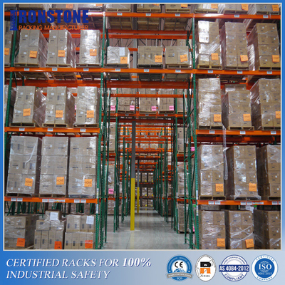 Fácil instalar cremalheiras seletivas regulares da pálete para o armazenamento Palletized dos produtos