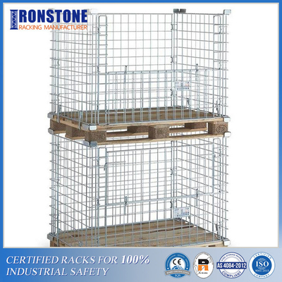 Fio ajustável personalizado de alta qualidade Mesh Steel Warehouse Storage Shelves