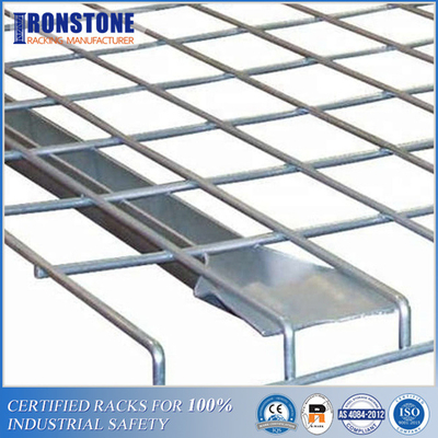 Plataformas galvanizadas duráveis do fio para o sistema resistente do racking da pálete