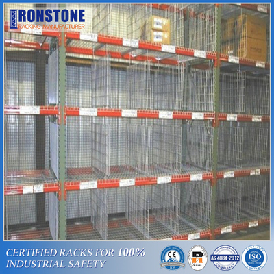 Venda quente fio personalizado Mesh Shelves Steel Warehouse Rack do armazenamento