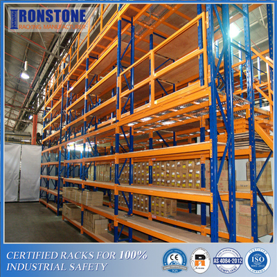 A multi cremalheira da série apoiou o sistema do racking do assoalho de mezanino
