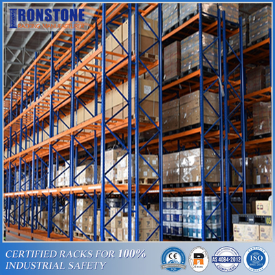 Sistema compacto do racking da pálete de VNA com utilização cúbica excelente da área
