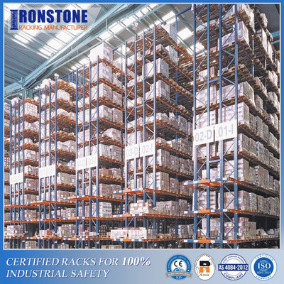 Sistema muito estreito alto do racking do corredor da produtividade com preço barato