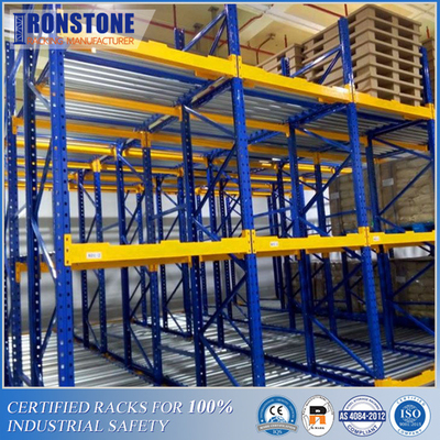 Sistema automático do racking do fluxo da caixa da teoria da gravidade do FIFO