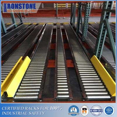 Sistema automático do racking do fluxo da caixa da teoria da gravidade do FIFO