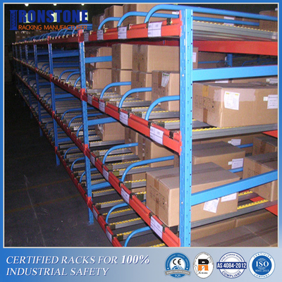 Sistema automático do racking do fluxo da caixa da teoria da gravidade do FIFO
