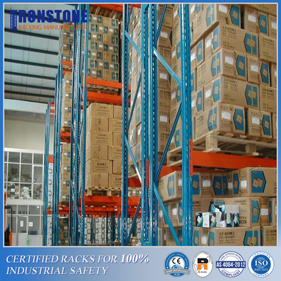 Fácil instalar cremalheiras seletivas regulares da pálete para o armazenamento Palletized dos produtos