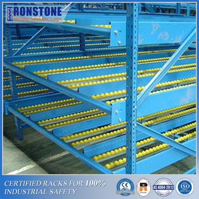 Sistema do racking do armazenamento da pálete do fluxo da caixa do alto densidade do novo tipo do ODM