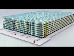 sistema da cremalheira da pálete dos radares de fiscalização aérea da fabricação da Alto-tecnologia para a gestão conservada em estoque melhorada